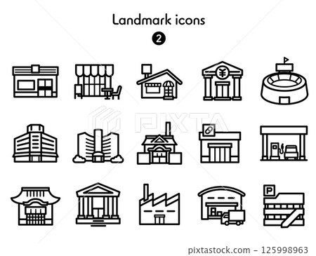 簡單圖標集合地圖 2 簡單圖標集合地圖 2 125998963