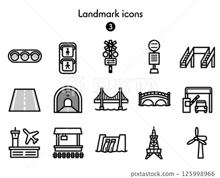 簡單圖標集合地圖 3 125998966