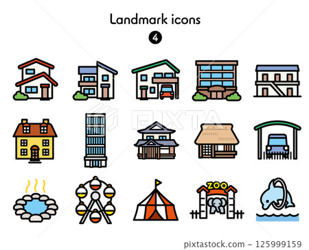 Simple Icon Collection Map 4 Simple Icon Collection Map 4 125999159
