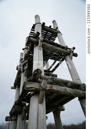 Restored pit dwelling 125999368