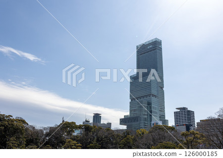 Blue sky and Abeno Harukas (photographed on March 8, 2025) 126000185