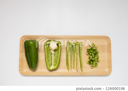 展示切辣椒的各種方法 126000196