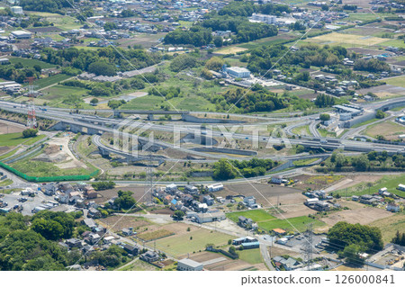 桶川北本交流道週邊的鳥瞰圖 桶川北本交流道週邊的鳥瞰圖 126000841