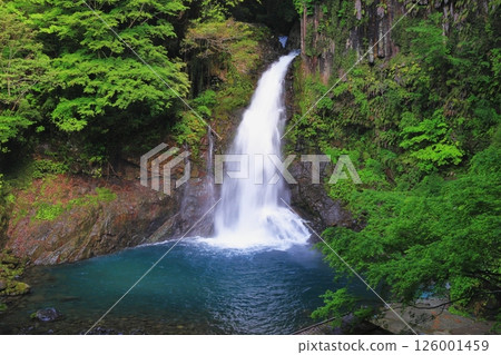 Landscape with a waterfall Landscape with a waterfall 126001459
