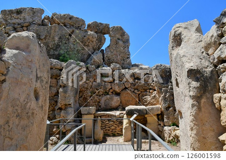 馬耳他共和國,戈佐島,Ggantija 神廟,巨石神廟 馬耳他共和國,戈佐島,Ggantija 神廟,巨石神廟 126001598