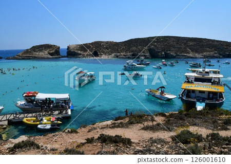 馬耳他，科米諾島，藍色潟湖，船 126001610
