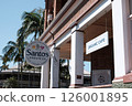 Stylish buildings and cute signs in a small town in Australia 126001895