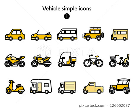 簡單圖示集合車輛 1 126002087