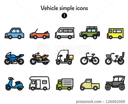 簡單圖示集合車輛 1 126002089