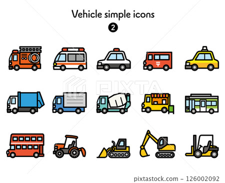 簡單圖示集合車輛 2 126002092