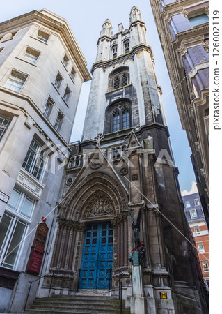 Historic Parish Church of St Michael Cornhill with Gothic Architecture 126002119