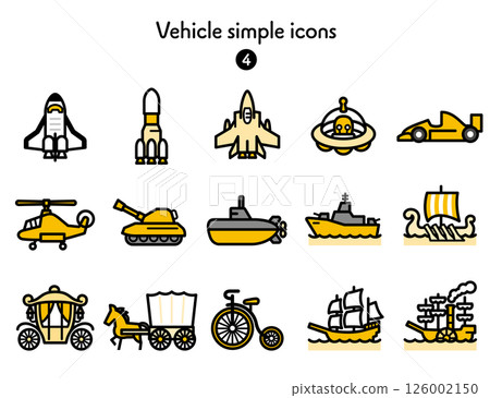 簡單圖示集合車輛 4 126002150