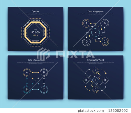 Vector graphics infographics with mobile phone. Template for creating mobile applications, workflow layout, diagram, banner, web design, business reports 126002992