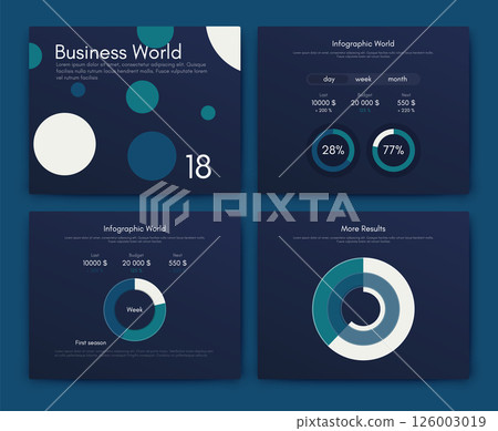 Vector graphics infographics with mobile phone. Template for creating mobile applications, workflow layout, diagram, banner, web design, business reports 126003019