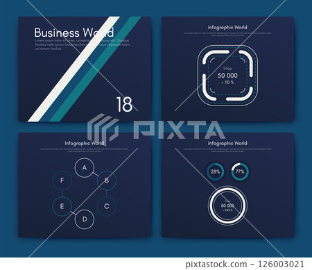 Vector graphics infographics with mobile phone. Template for creating mobile applications, workflow layout, diagram, banner, web design, business reports 126003021