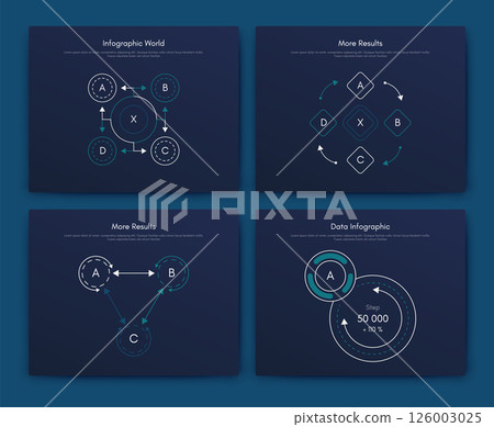 Vector graphics infographics with mobile phone. Template for creating mobile applications, workflow layout, diagram, banner, web design, business reports 126003025