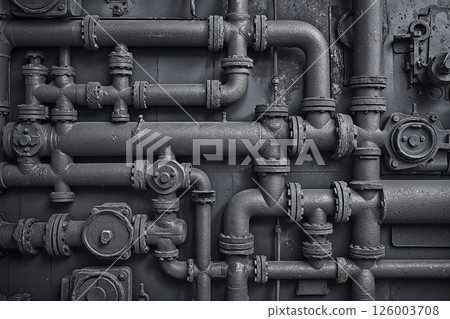 Industrial pipework network design for urban infrastructure projects and modern engineering solutions 126003708