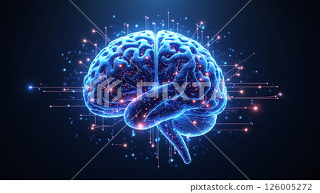 Mind of the Machine: AI Brain Concept 126005272