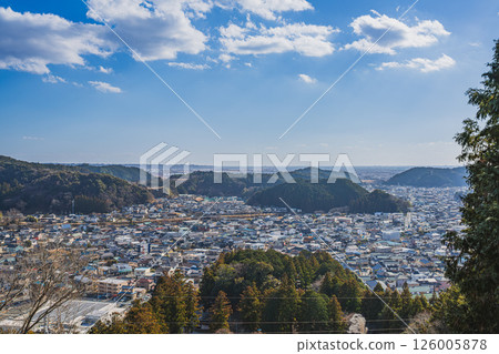 從濱松市光明寺山村廣場展望台看到的城市景觀(靜岡縣) 從濱松市光明寺山村廣場展望台看到的城市景觀(靜岡縣) 126005878