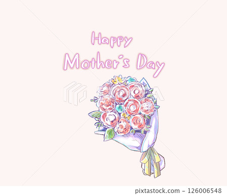 母親節玫瑰康乃馨花束 母親節玫瑰康乃馨花束 126006548