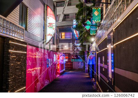 Love hotel area in Uguisudani, Tokyo Love hotel area in Uguisudani, Tokyo 126006742