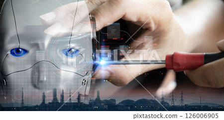 The concept of automatic production control and innovation in smart factories, industry 5.0 and green industries 126006905