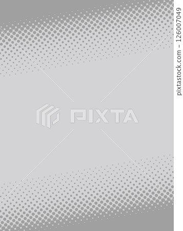 Gray dot pattern that changes size from large to small 126007049