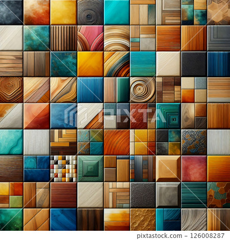 An abstract pattern resembling geometric Shapes 126008287