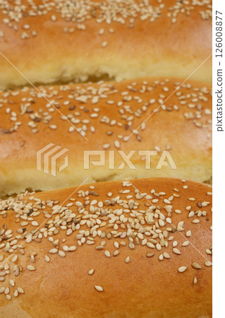 Baked dough rolls Baked dough rolls 126008877