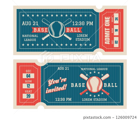 Baseball game tickets 126009724