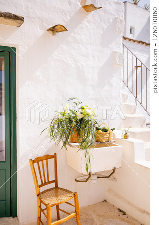 Mediterranean corner with rustic charm and natural light 126010060