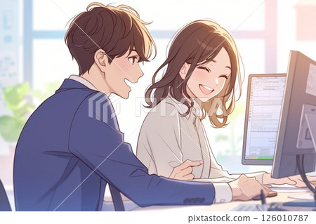 男女商務人士製作績效簡報資料_圖 3 126010787