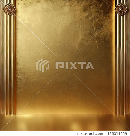 典雅金色奢華空間裝飾 126011339
