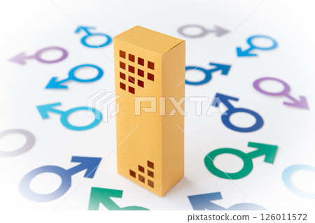 Men-only condominiums, workplaces with many men, men-only properties, office buildings, real estate, men's society 126011572