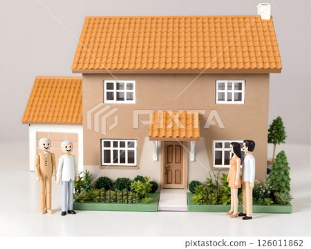 兒童娃娃迎接父母娃娃 126011862