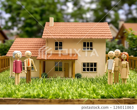 兒童娃娃迎接父母娃娃 126011863