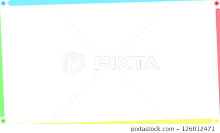 Rainbow Star Frame Design: Left-handed 126012471