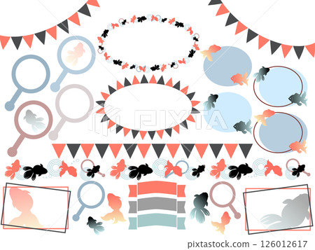 夏季金魚裝飾套裝 126012617