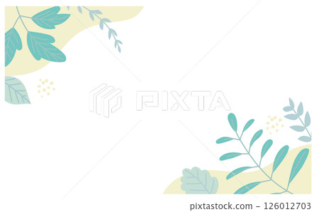 天然植物框架背景材料 126012703