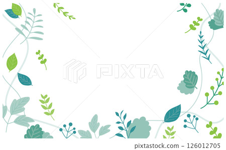 天然植物框架背景材料 126012705