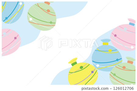 酷溜溜球向量插圖背景 126012706