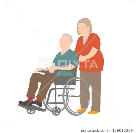 輪椅夫婦 126012899