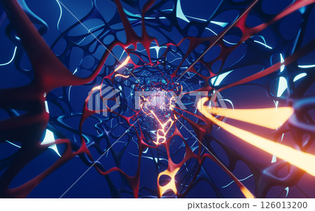 synapses, dendrites, neurological 126013200