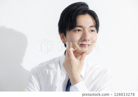 A man doing skin care A man doing skin care 126013278