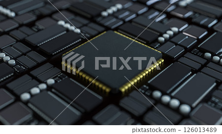 The Mother board for Technology concept 3d Rendering. 126013489