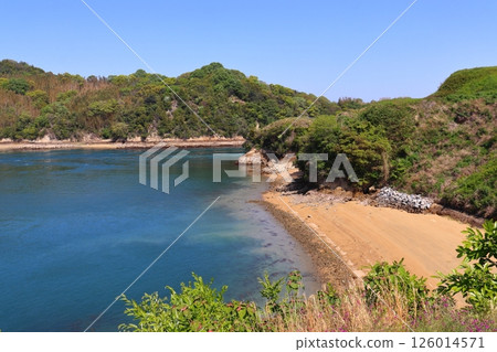 村上水軍：野島城址沙灘上的碼頭 126014571