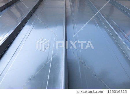 Construction material or metal sheet. 126016813