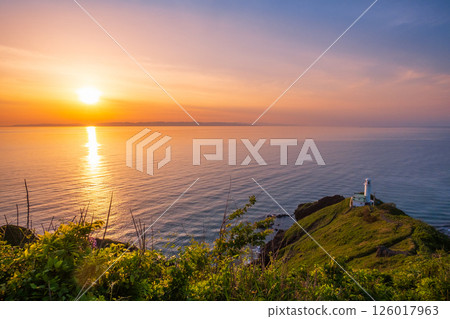 Sunset at Cape Kakuda 126017963