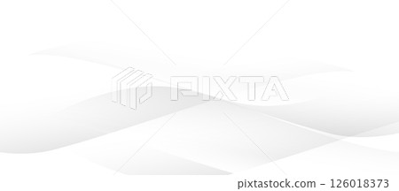 Smooth white abstract background with flowing wave lines Smooth white abstract background with flowing wave lines 126018373