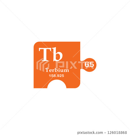 Terbium symbol icon Terbium symbol icon 126018868